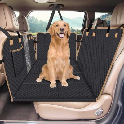 Pet Car Seat Waterproof Hard Bottom Board For Most Cars Backseat